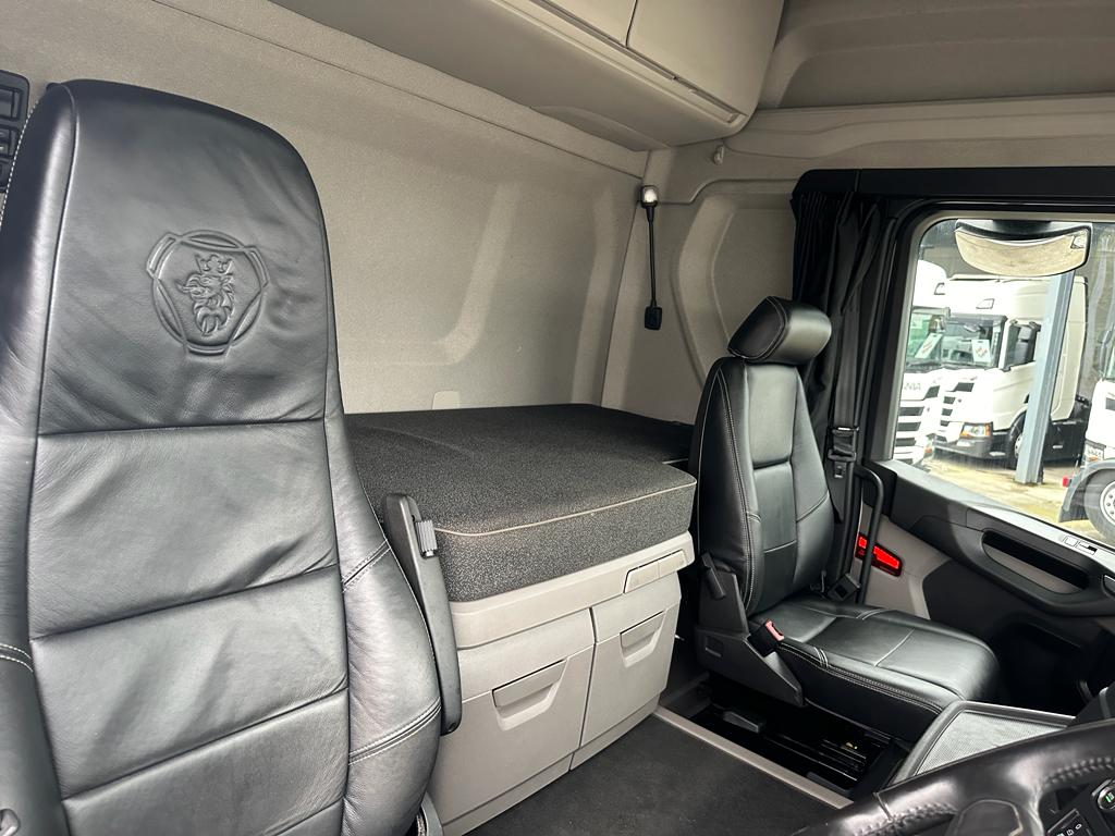 Scania Interior With Truck Bed.