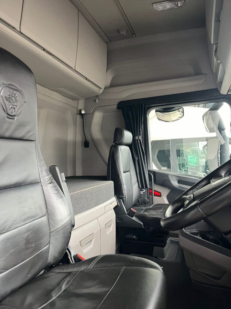 Where do lorry drivers sleep?