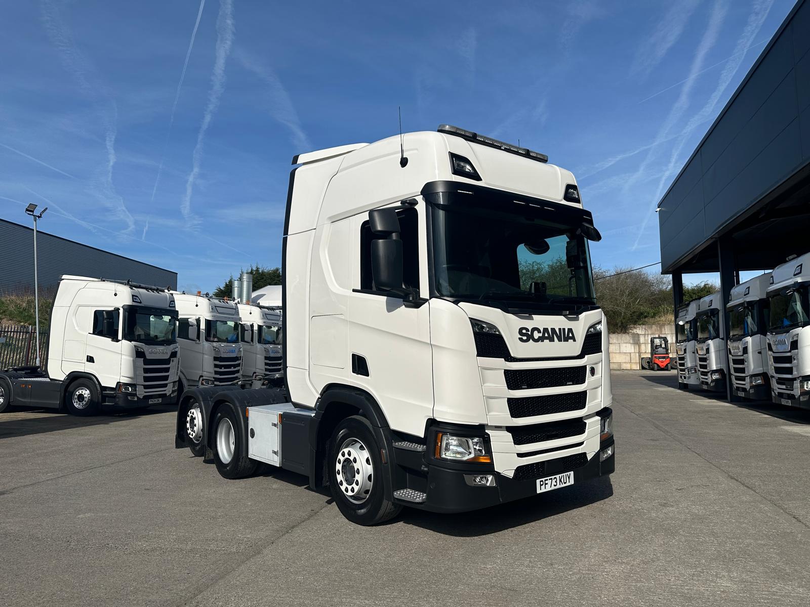 2023 73 Plate SCANIA 500R SUPER Highline 6×2 Tag Axle – PF73KUY