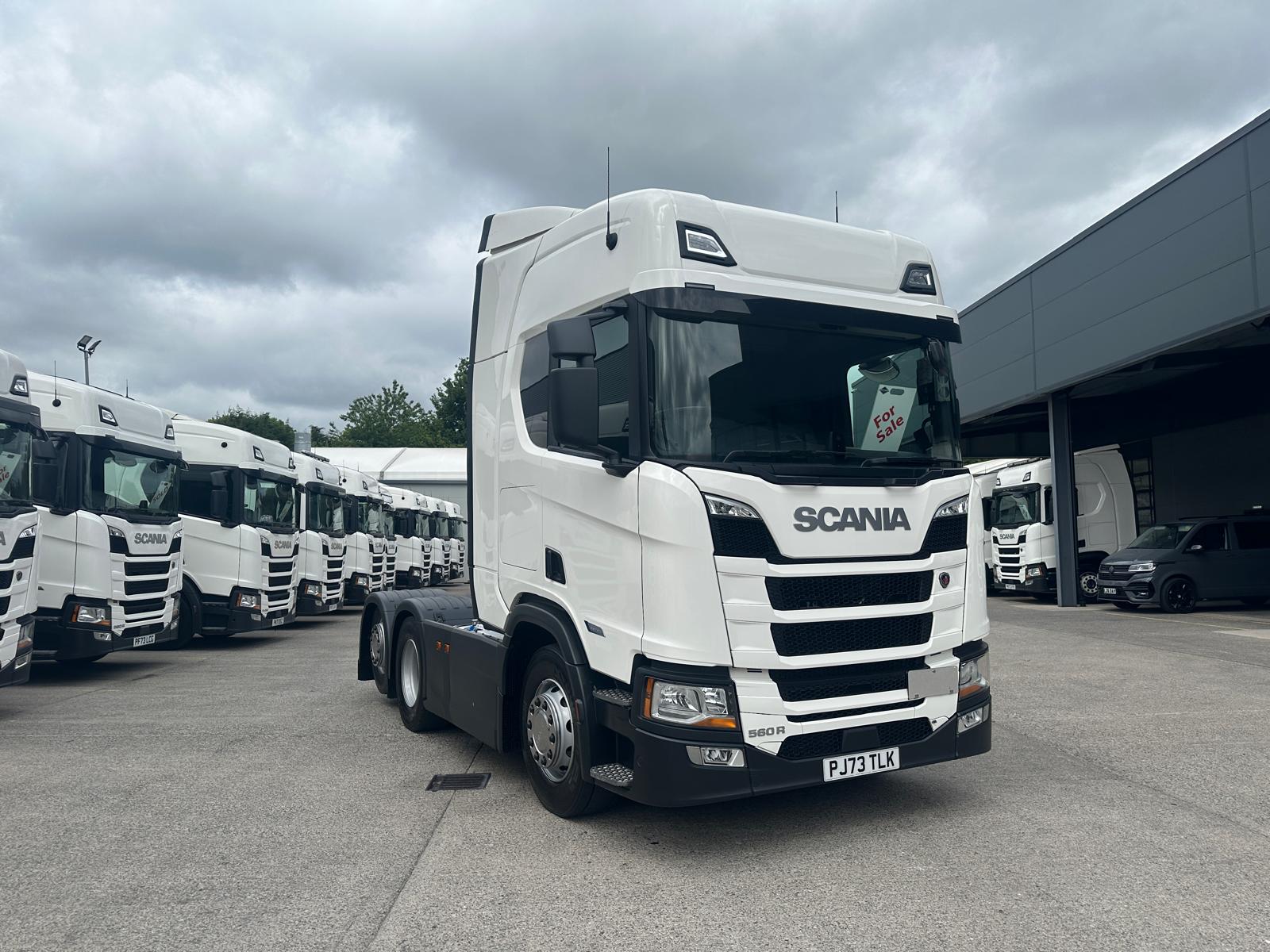 2023 73 Plate SCANIA 560R SUPER 6×2 Tag Axle – PJ73TLK
