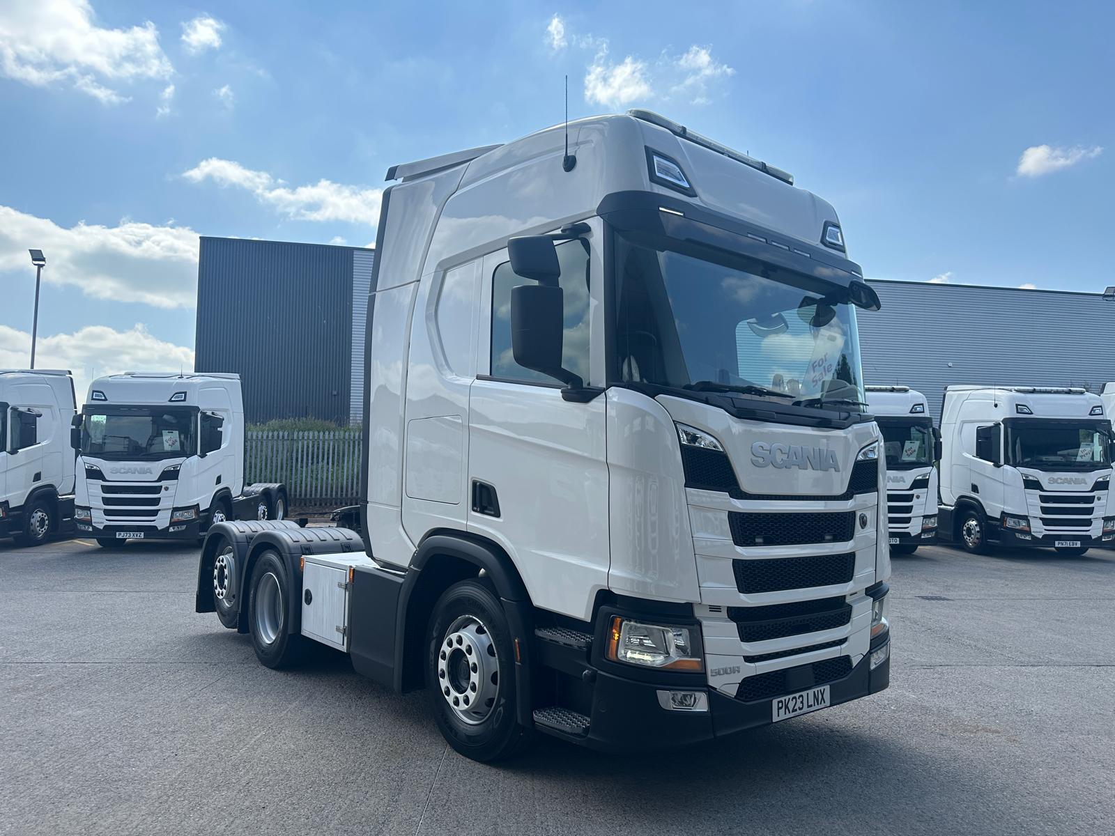 2023 23 Plate SCANIA 500R Highline 6×2 Tag Axle – PK23LNX