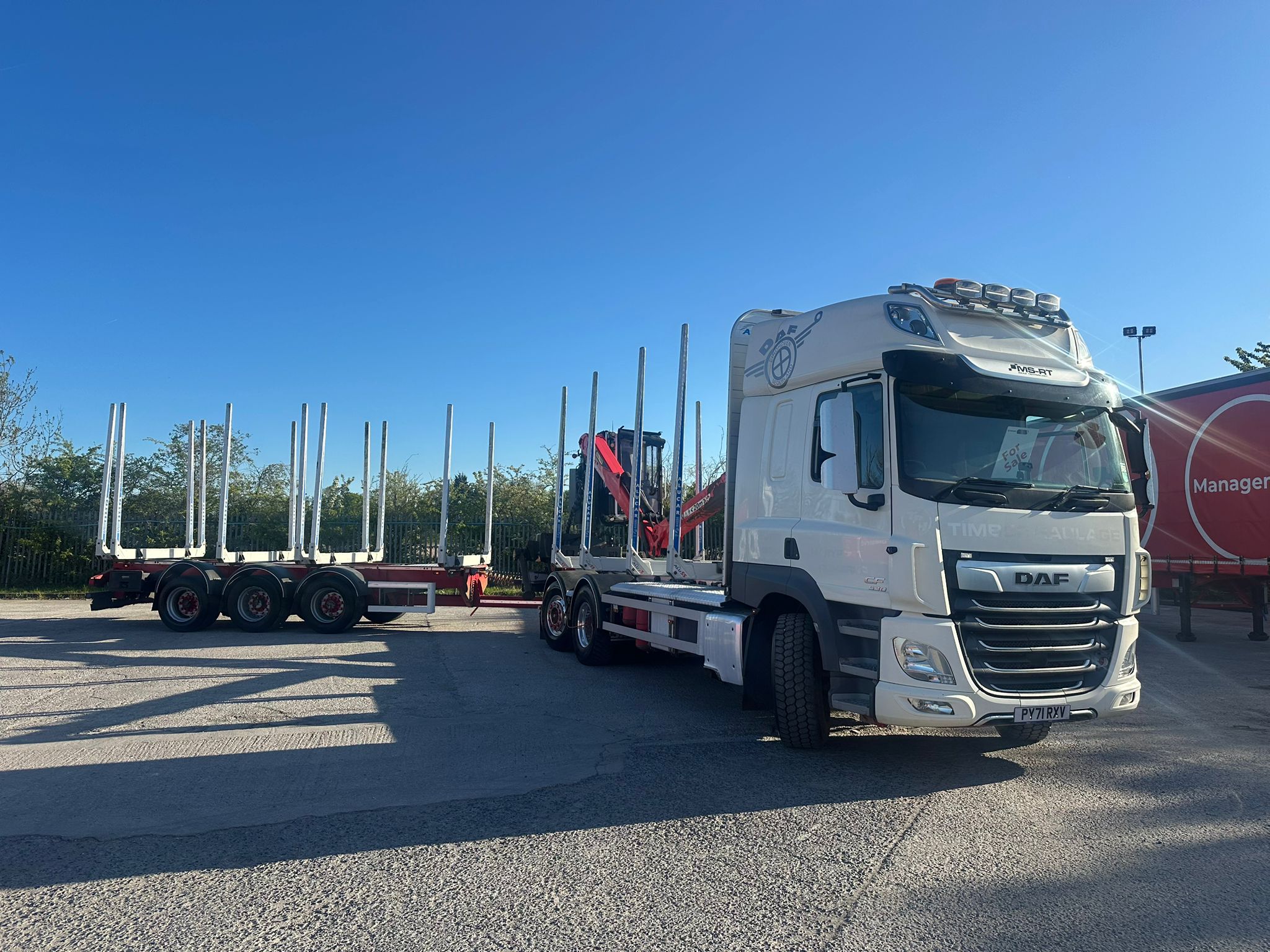 2022 71 Plate DAF CF530 with Robinson Trailer – PY71RXV