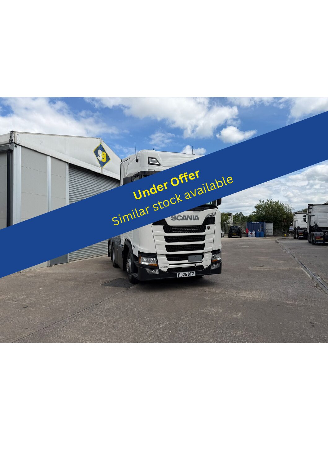 2025 25 Plate SCANIA 500S Tag Axle PJ25DFZ