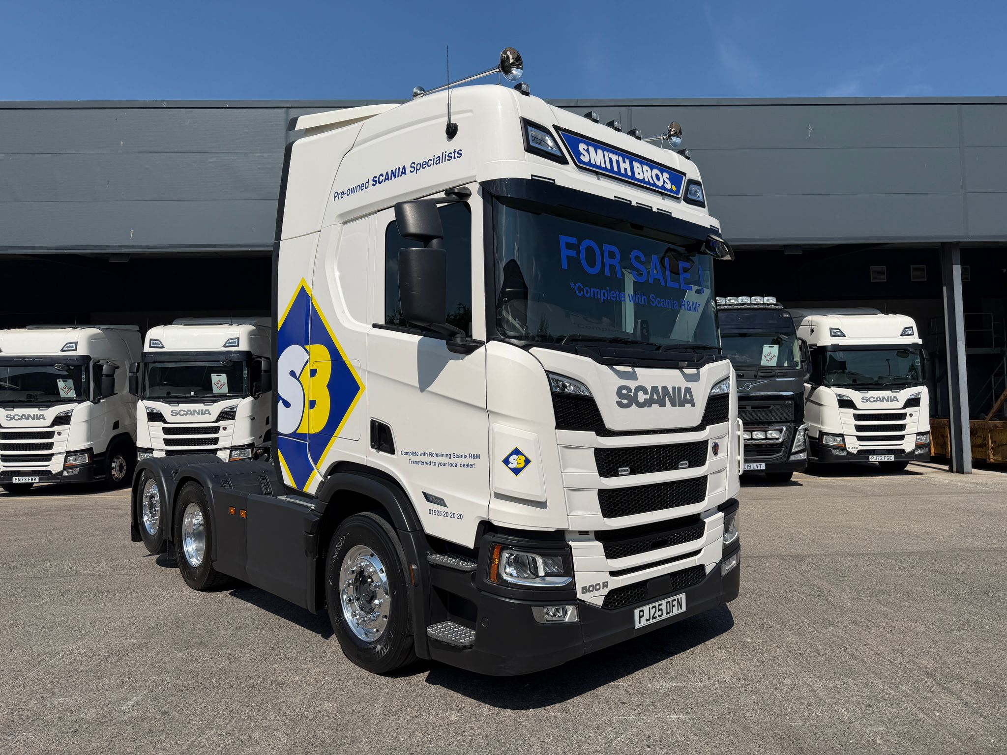 2025 25 Plate SCANIA 500R Tag Axle PJ25DFN