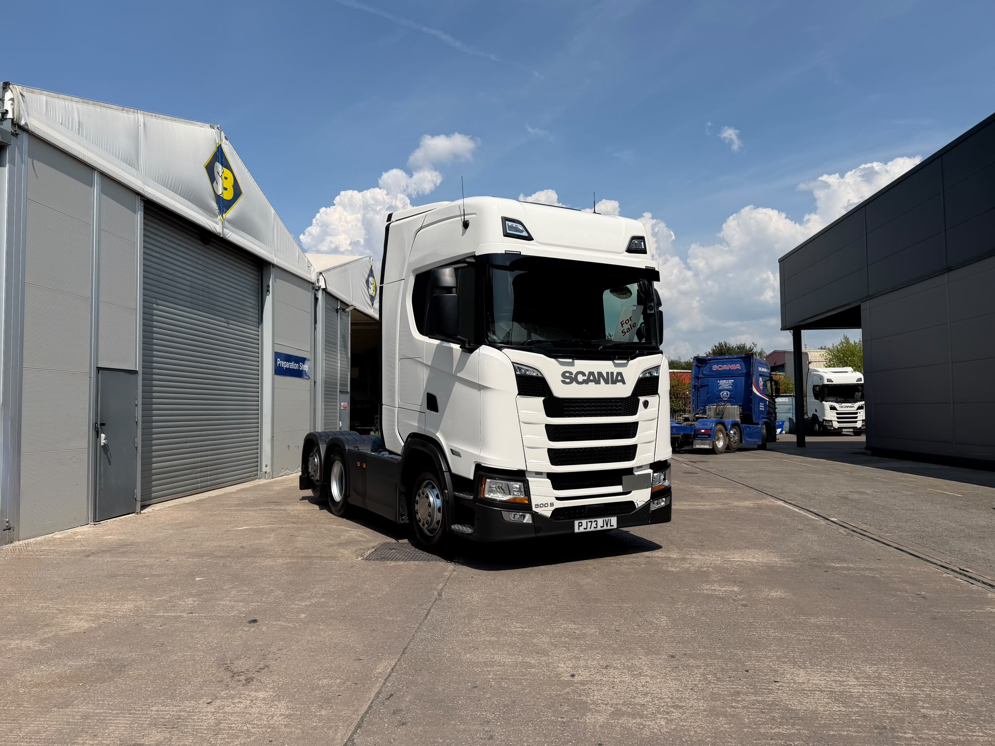 2023 73 Plate SCANIA 500S Tag Axle PJ73JVL