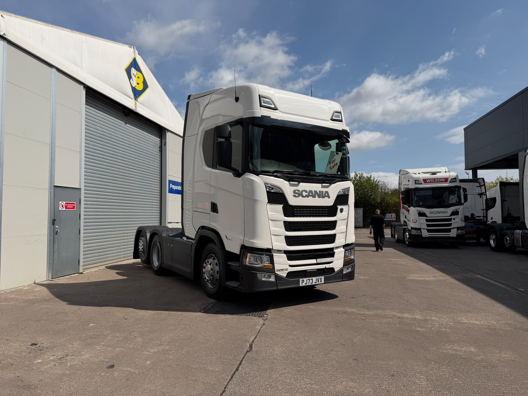 2023 73 Plate SCANIA 500S Tag Axle – PJ73JVX