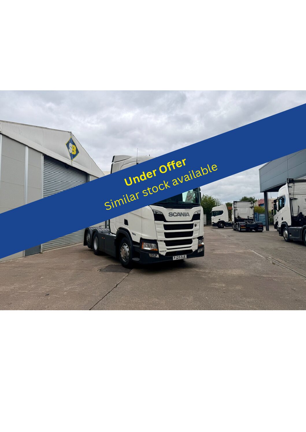 2025 25 Plate SCANIA 500R Tag Axle – PJ25DJE
