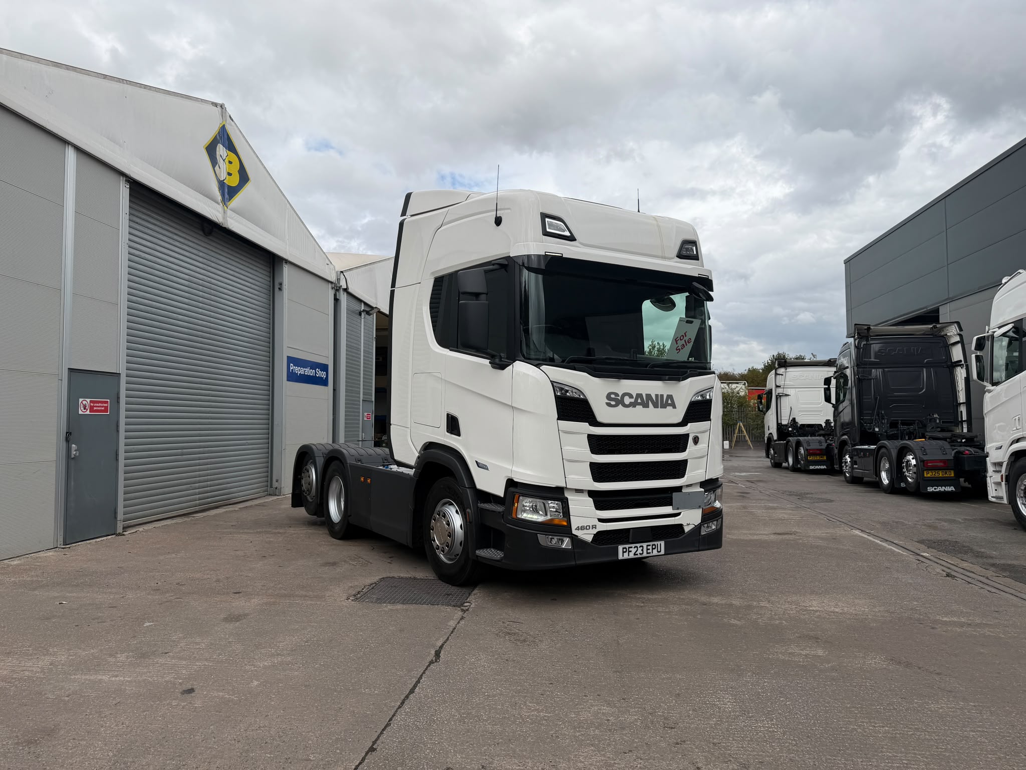 23 2023 Plate SCANIA 460R Tag Axle – PF23EPU