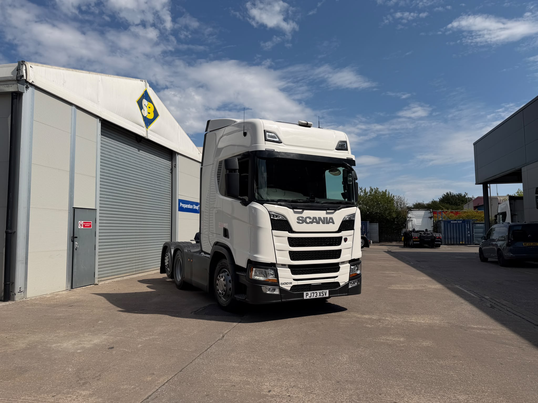 2023 73 Plate SCANIA 500R Tag Axle – PJ73XSV
