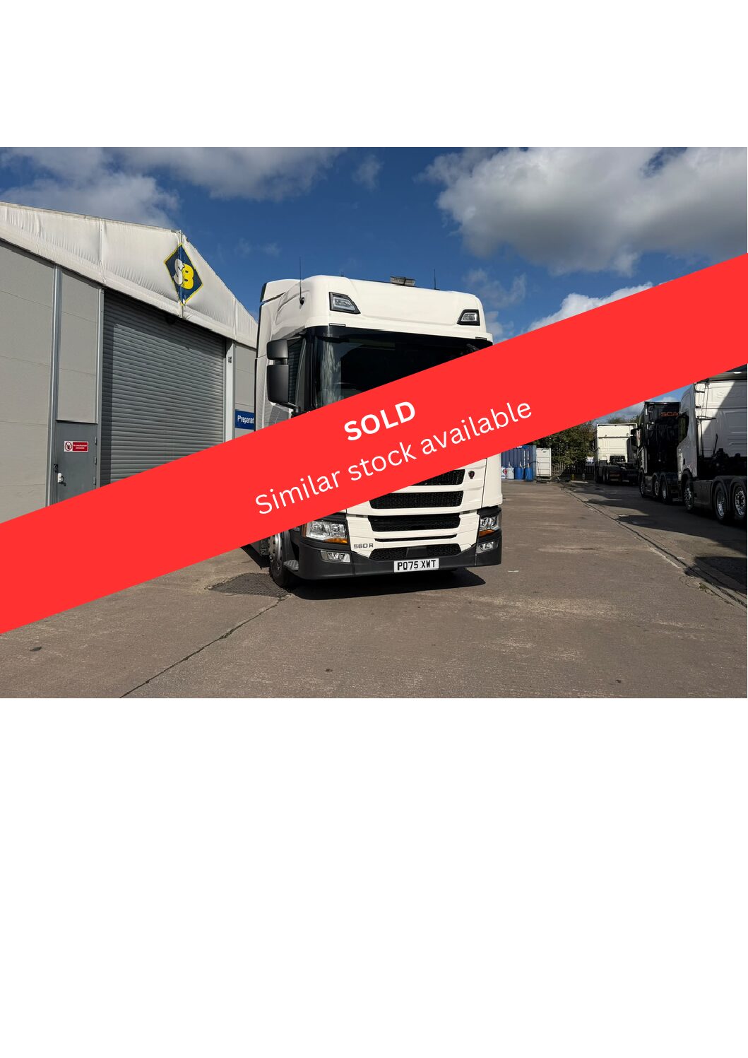 2025 75 Plate SCANIA 560R Tag Axle – PO75XWT