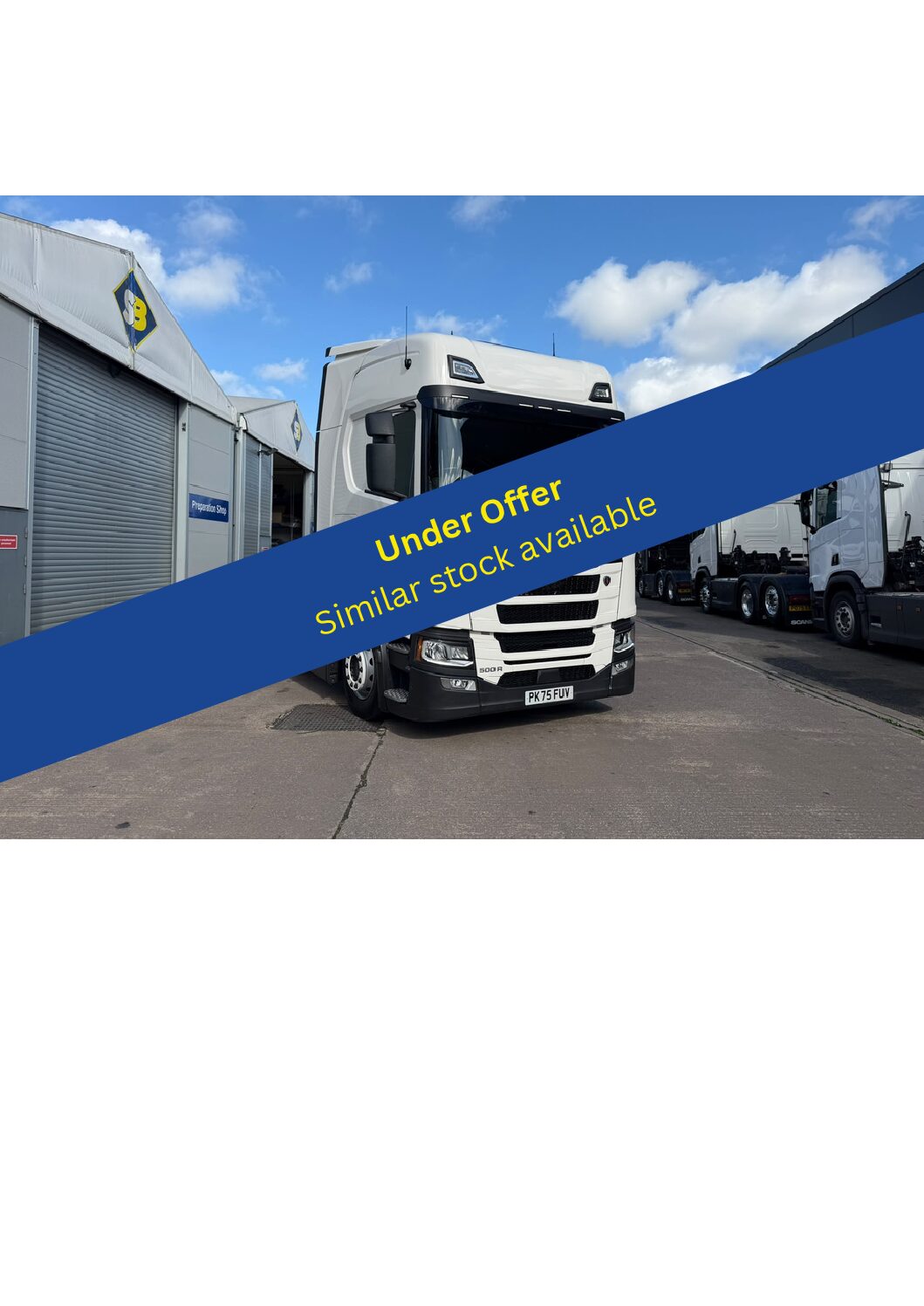 2025 75 Plate SCANIA 500R Mid Lift – PK75FUV