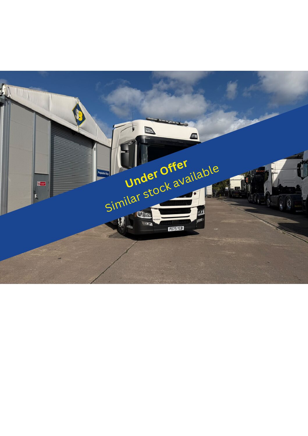 2025 75 Plate SCANIA 500R Tag Axle – PO75YCB