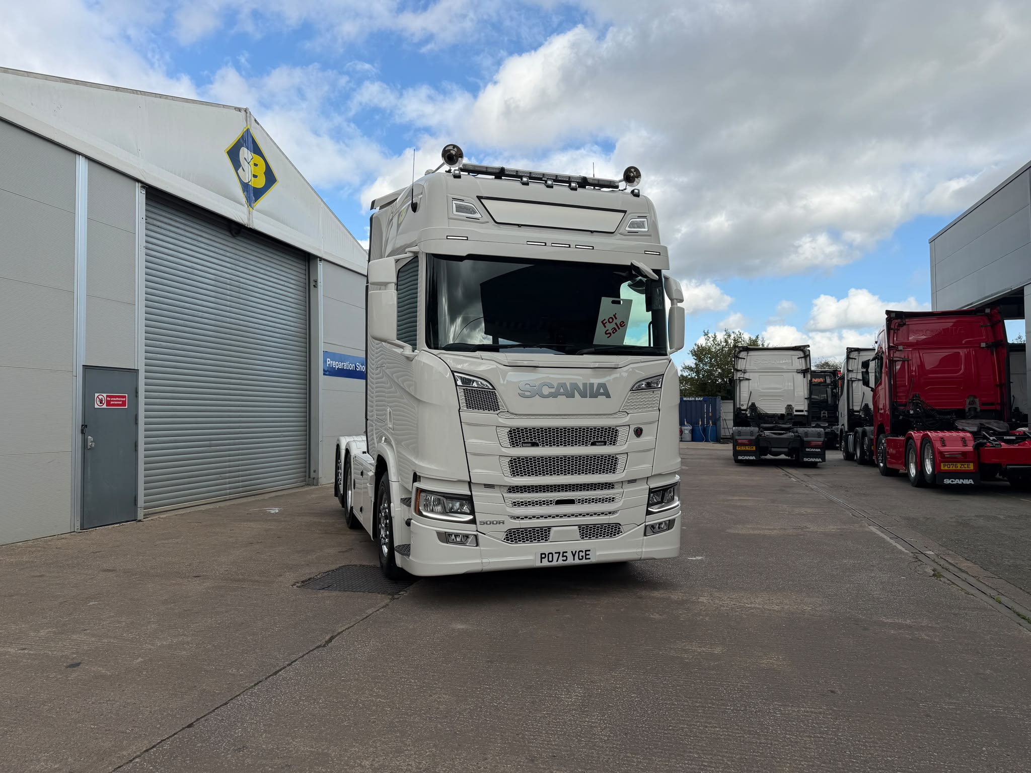 2025 75 Plate SCANIA 500R Tag Axle – PO75YGE