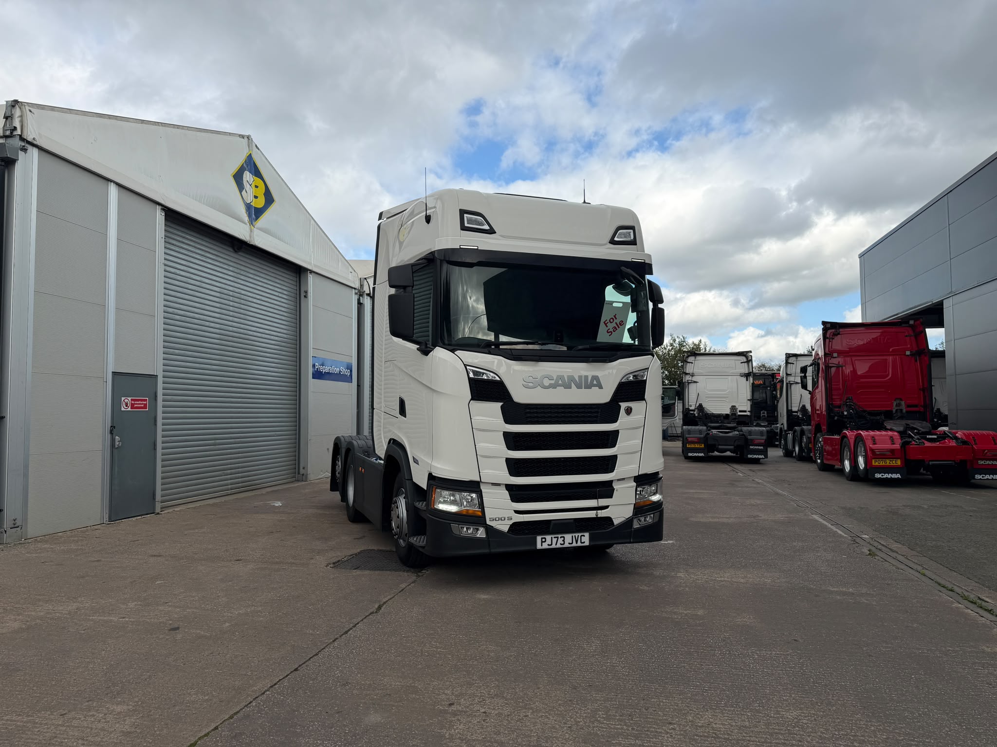 2023 73 Plate SCANIA 500S Tag Axle – PJ73JVC