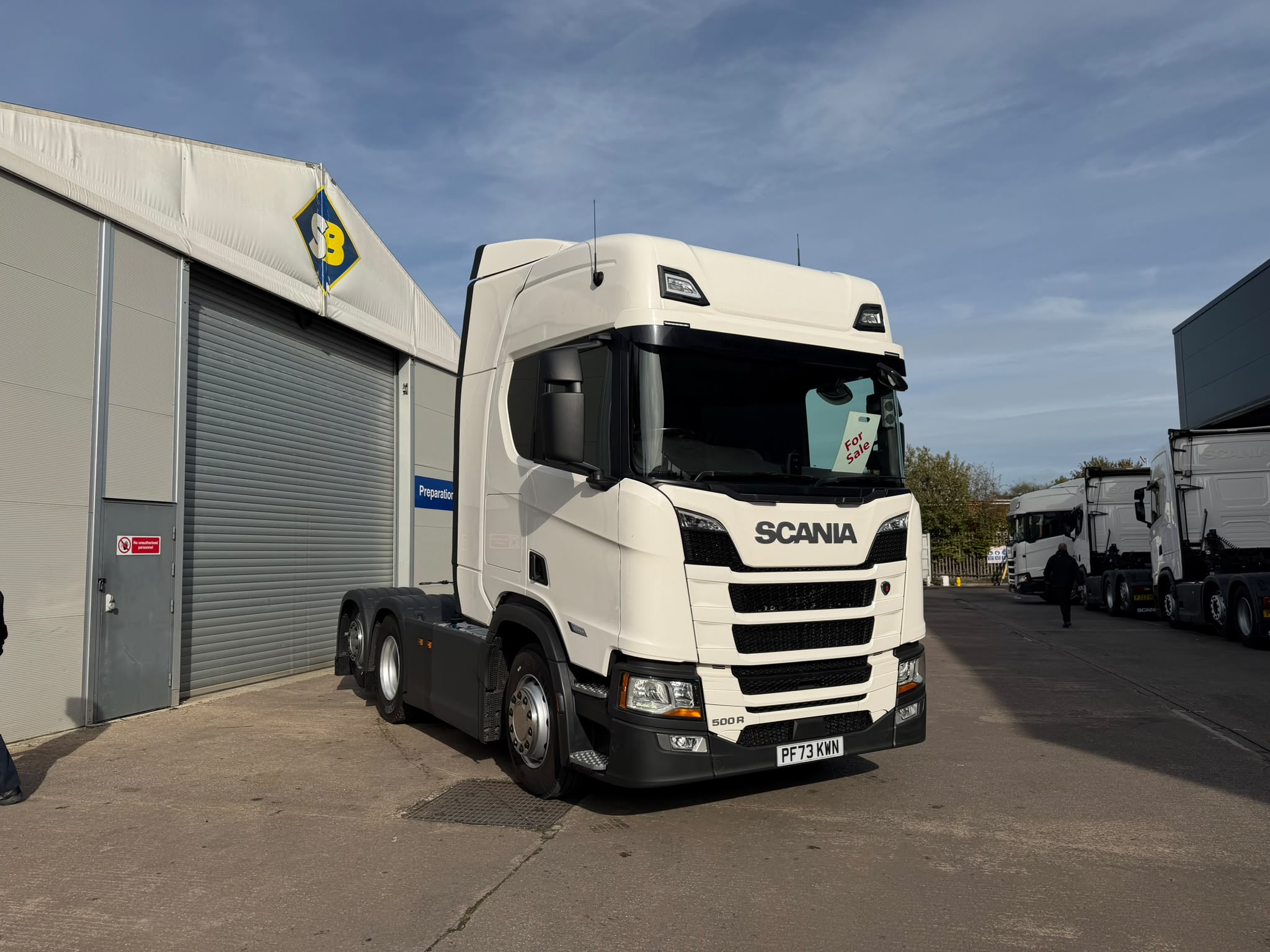 2023 73 Plate SCANIA 500R TAG AXLE – PF73KWN