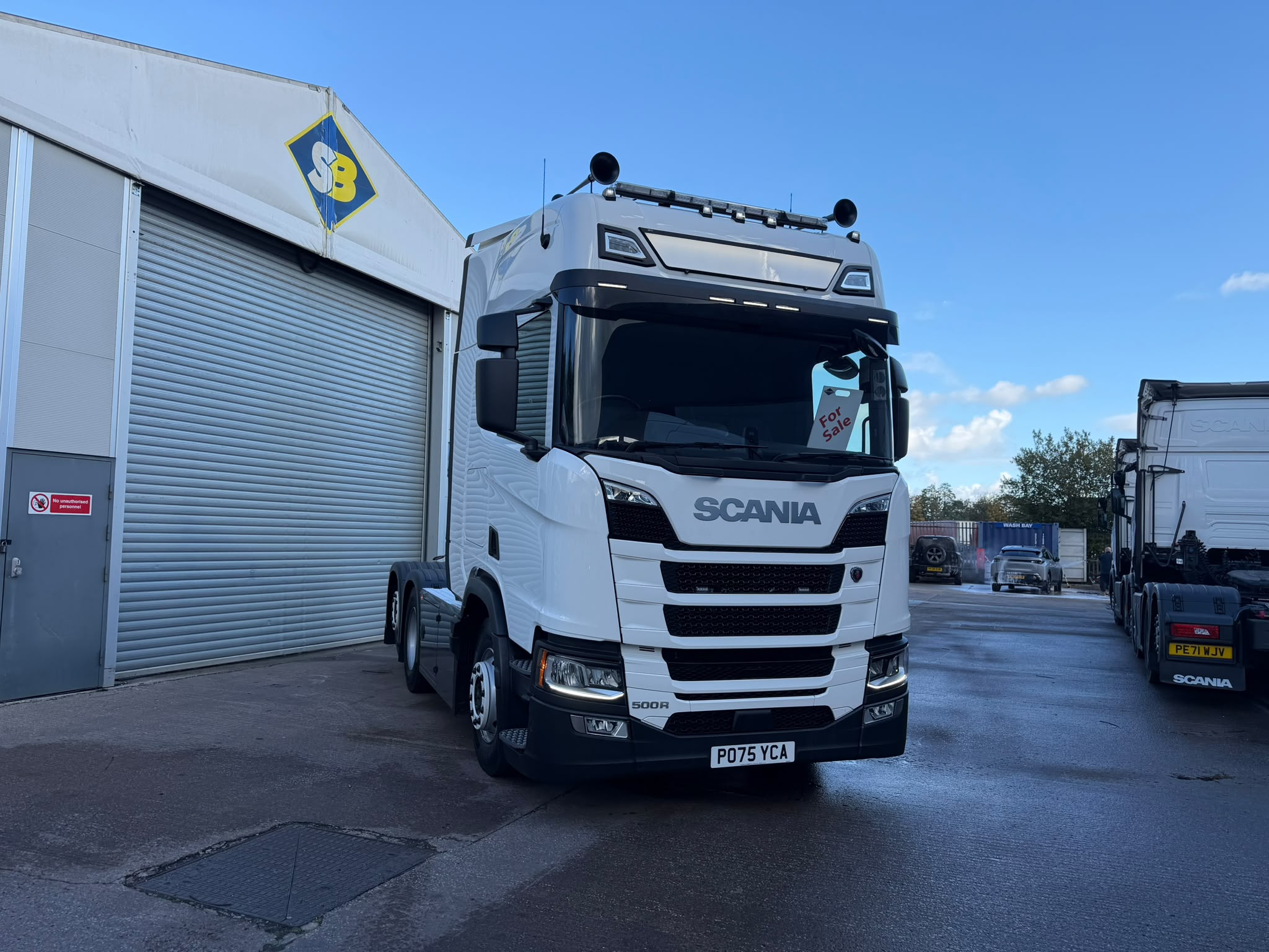 2025 75 Plate SCANIA 500R Tag Axle – PO75YCA